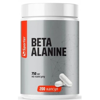 Амінокислота Sporter Beta-Alanine, 200 капсул