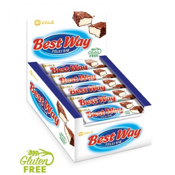 BestWay - 30x30g Milk souffle with chocolate
