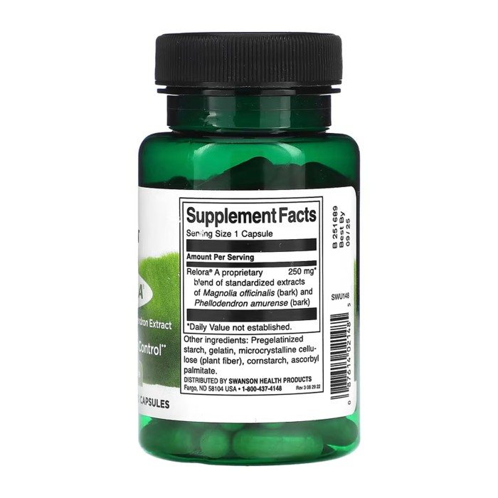 Relora 250mg - 90 caps