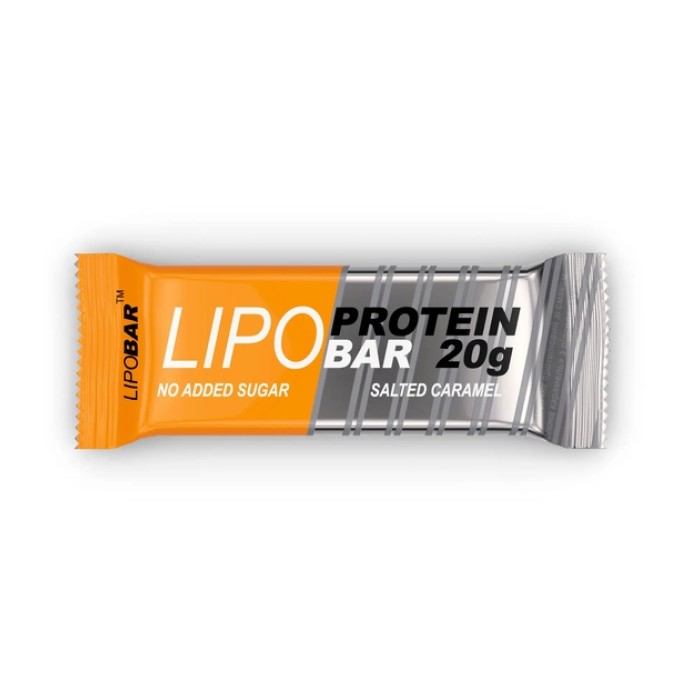 Батончик Lipobar Protein Bar, 50 грамм Соленая карамель