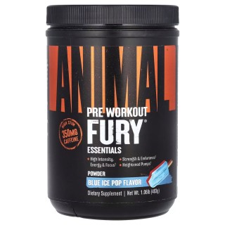 Передтренувальний комплекс Universal Nutrition Animal Fury, 30 порцій Фруктовий лід (502 грами)