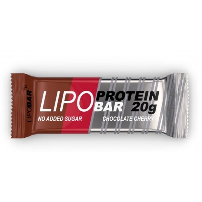 Батончик Lipobar Protein Bar, 50 грам Шоколад-вишня