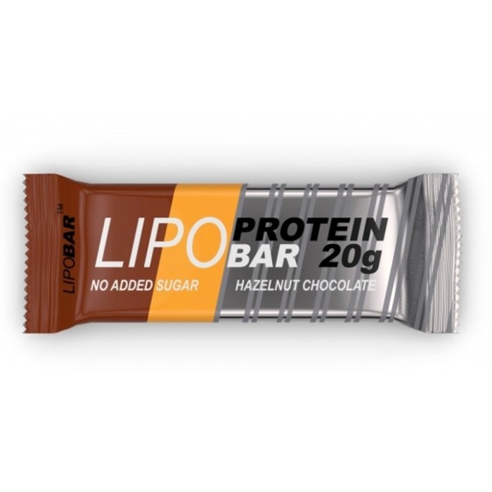 Батончик Lipobar Protein Bar, 50 грамм Фундук-шоколад