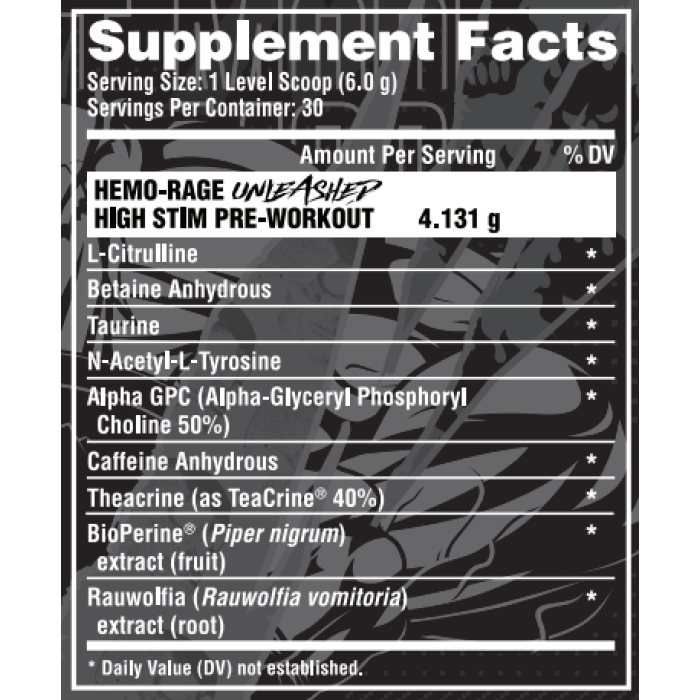 Hemo-Rage Unleashed - 30 шт. Апельсин-Манго