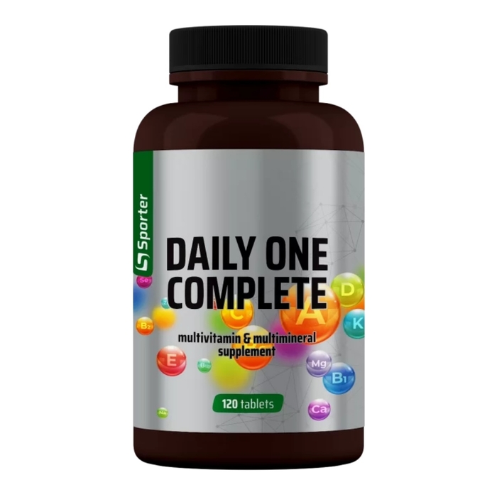 Витамины и минералы Sporter Daily one Complete, 120 таблеток