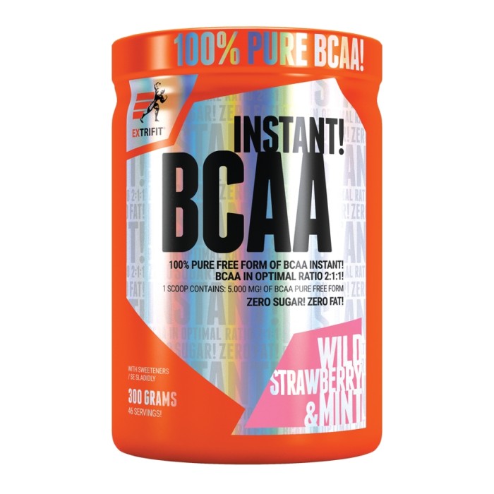 Амінокислота BCAA Extrifit BCAA Instant, 300 грам Земляника-мята