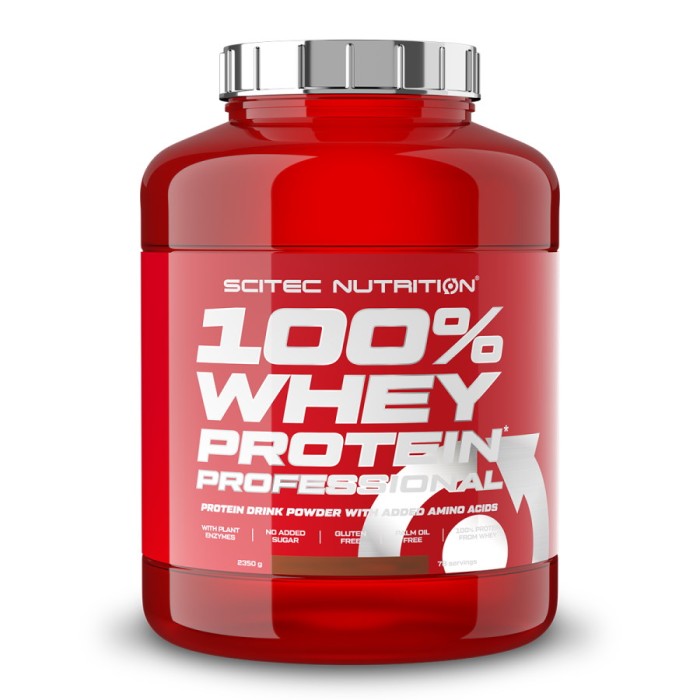 Протеїн Scitec 100% Whey Protein Professional, 2.35 кг Шоколад