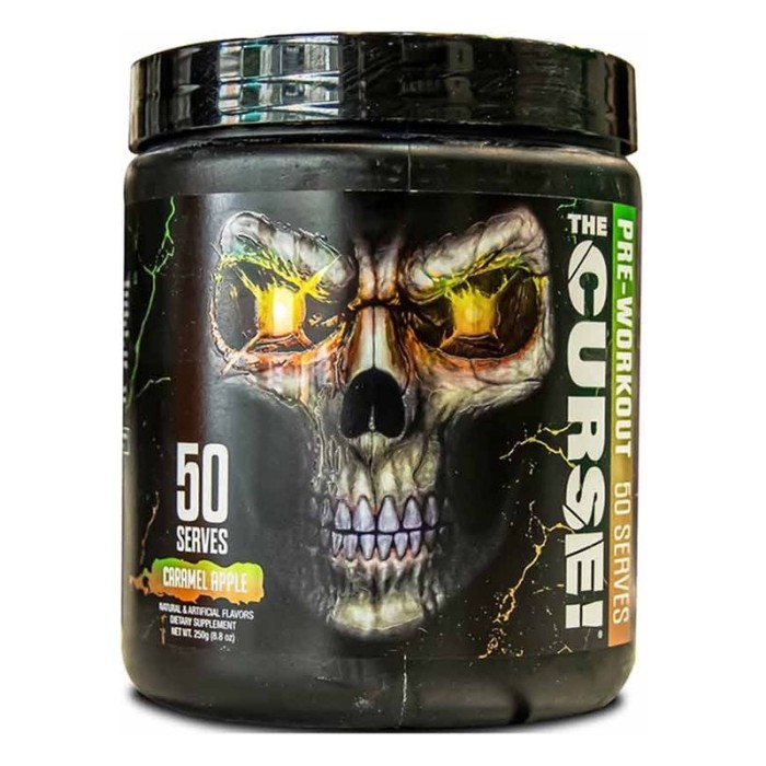 Передтренувальний комплекс JNX Sports The Curse, 250 грам Карамельне яблуко