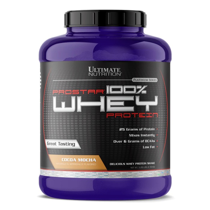 Prostar Whey 5.28 фунтів - 2390 г какао мокко