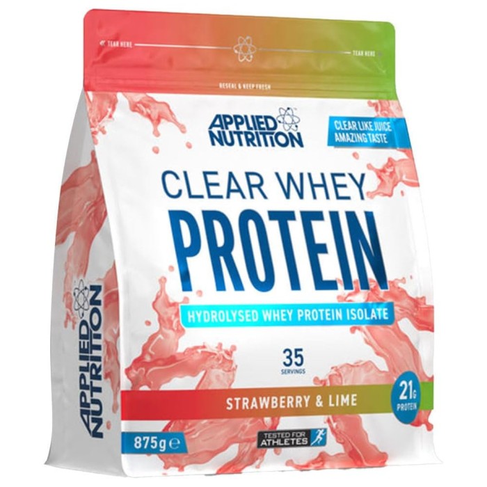 Протеїн Applied Nutrition Clear Whey Protein, 875 грам Полуниця-лайм