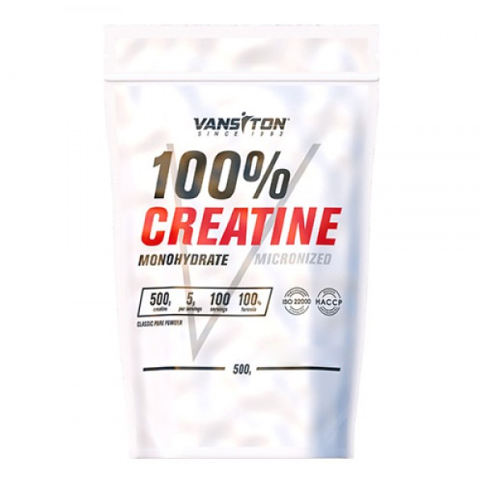 Креатин Vansiton Creatine Monohydrate, 500 грамм Клубника