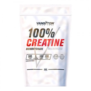 Креатин Vansiton Creatine Monohydrate, 500 грам Вишня