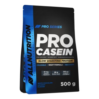 Pro Casein - 500 г білого шоколаду з кокосом