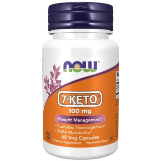 Жиросжигатель NOW 7-Keto 100 mg, 60 вегакапсул.