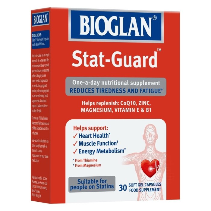 Витамины и минералы Bioglan Stat-Guard, 30 капсул