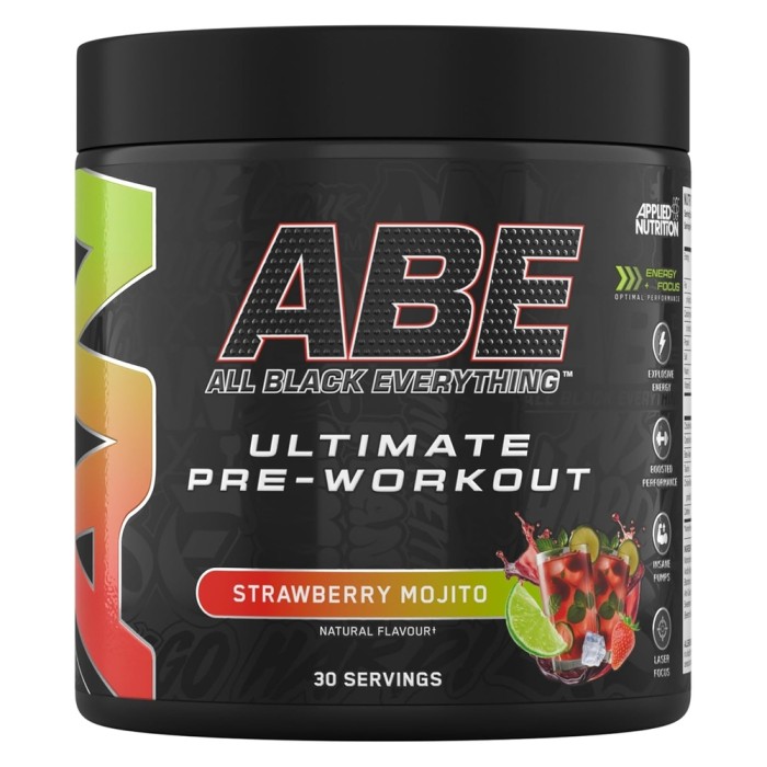 Передтренувальний комплекс Applied Nutrition ABE, 375  грам Полуничний мохіто