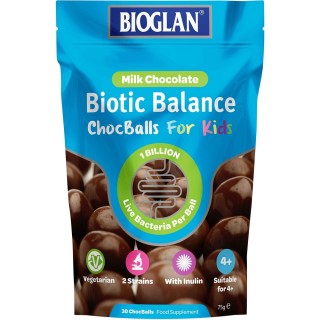 Пробіотики і пребіотики Bioglan Biotic Balance Chocballs For Kids, 30 драже