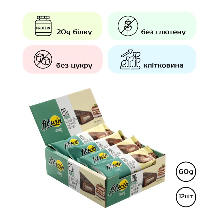 FitWin - Тірамісу 12х60г
