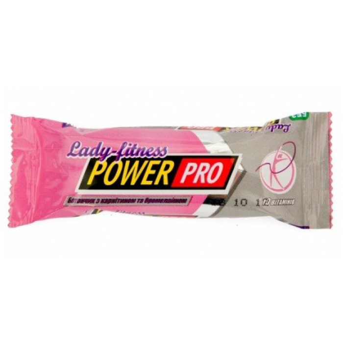 Протеїновий батончик Lady Fitness - 50г Ягоди годжі насіння льону (Поштучно)