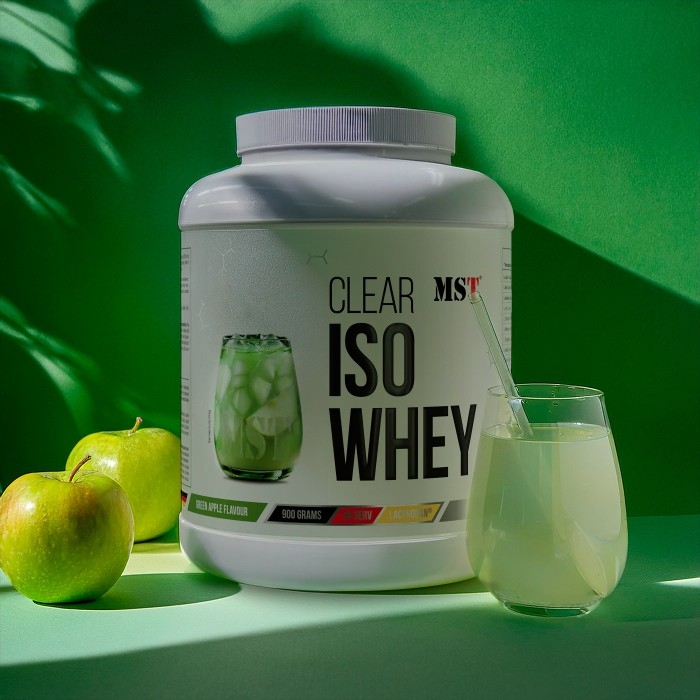 Протеїн MST Clear Iso Whey, 900 грам Зелене яблуко