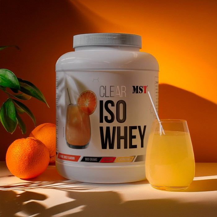 Протеїн MST Clear Iso Whey, 900 грам Апельсин