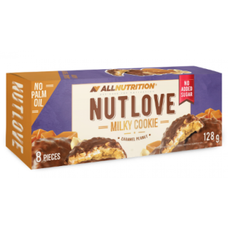 Nutlove -128 г Молочне печиво з карамеллю та арахісом