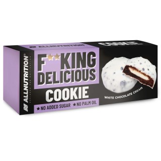 Заменитель питания AllNutrition FitKing Delicious Cookie, 128 грамм – белый шоколад-крем
