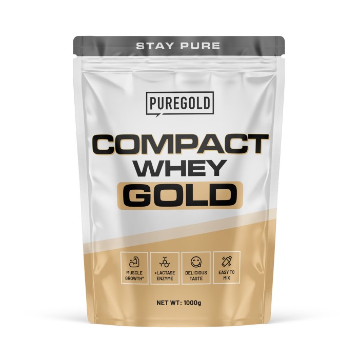 Compact Whey Gold - 1000 г бананово-сливочный