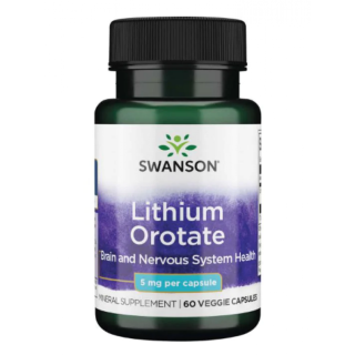 Оротат лития 5 мг - 60 растительных капсул