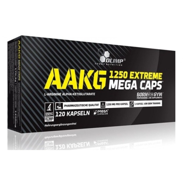 Амінокислота Olimp AAKG 1250 Extreme Mega Caps, 120 капсул