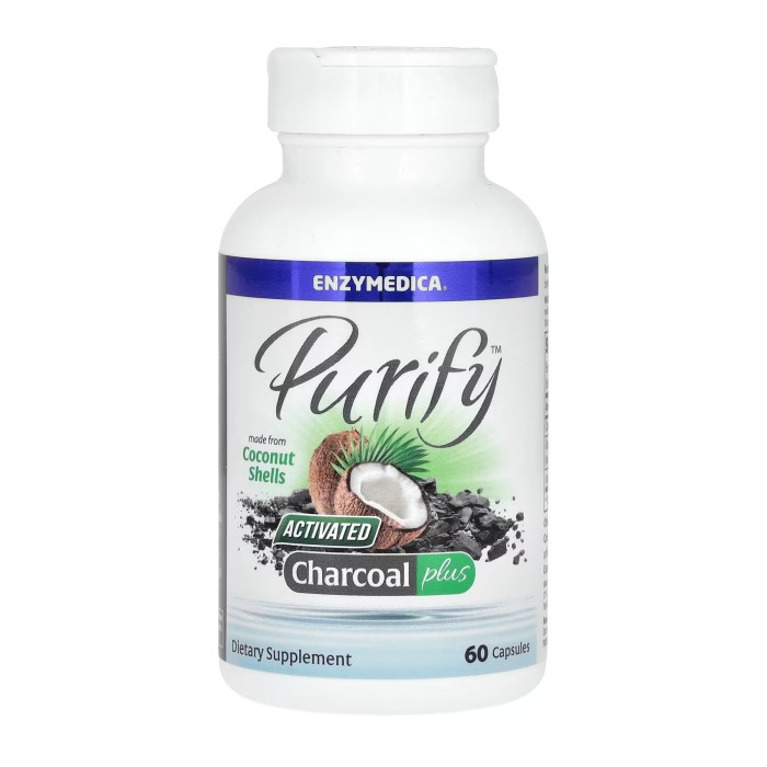 Активоване вугілля - 60 капсул