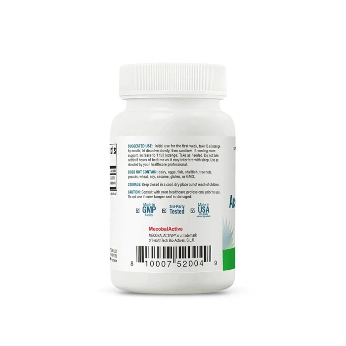 Витамины и минералы Seeking Health Active B12 5000, 60 пастилок