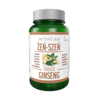 Натуральна добавка Activlab Pharma Panax Ginseng, 60 капсул