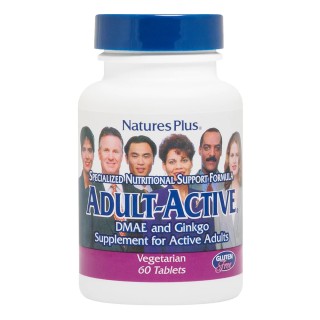 Натуральна добавка Natures Plus Adult-Active, 60 вегакапсул