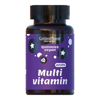 Вітаміни та мінерали Golden Pharm Adults MultiVitamin, 60 желейок