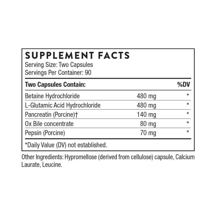 Удосконалені травні ферменти - 180 капсул