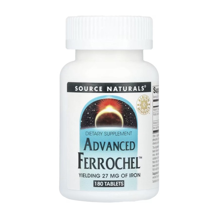 Advanced Ferrochel™ 27mg - 180 tabs (Пошкоджена етикетка)