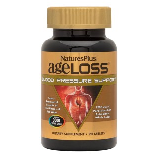 Натуральна добавка Natures Plus AgeLoss Blood Pressure Support, 90 таблеток