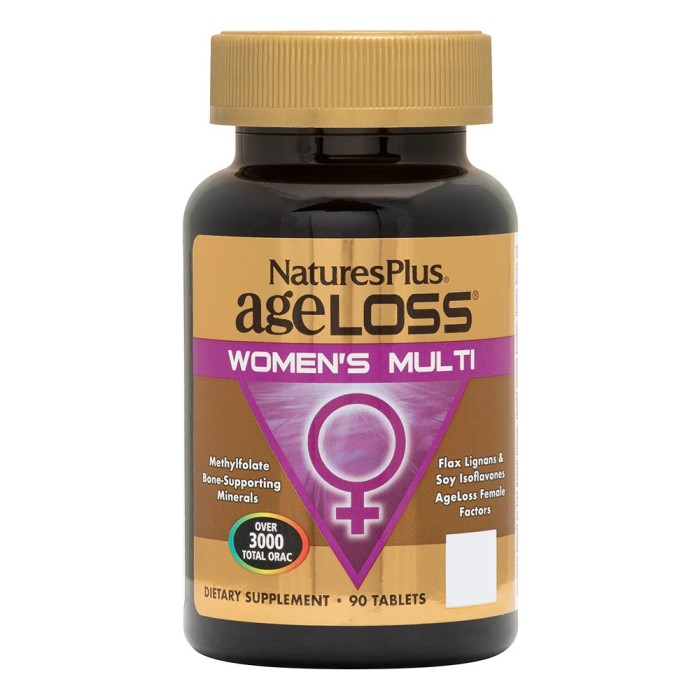Вітаміни та мінерали Natures Plus AgeLoss Womens Multi, 90 таблеток
