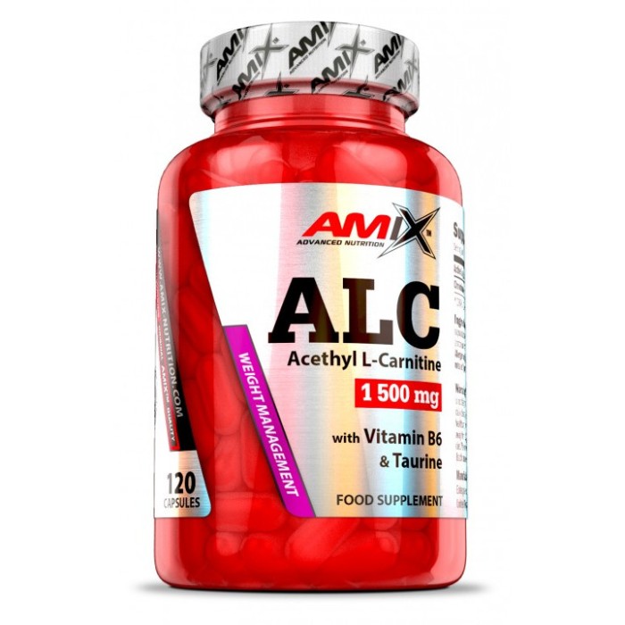 Жиросжигатель Amix Nutrition ALC with Taurine & Vitamin B6, 120 капсул