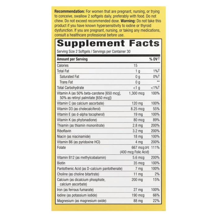 Витамины и минералы Nature's Way Alive! Premium Prenatal, 60 капсул