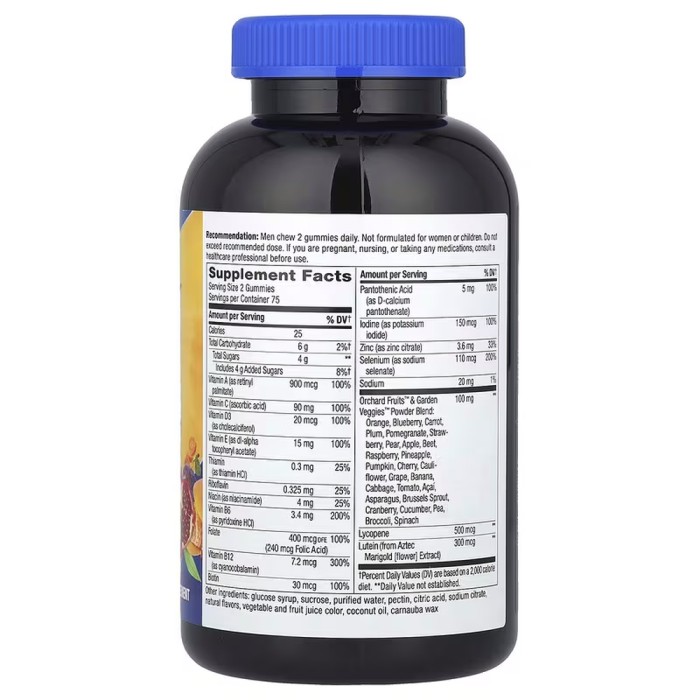 Витамины и минералы Nature's Way Alive! Men's 50+ Gummy, 150 желейок