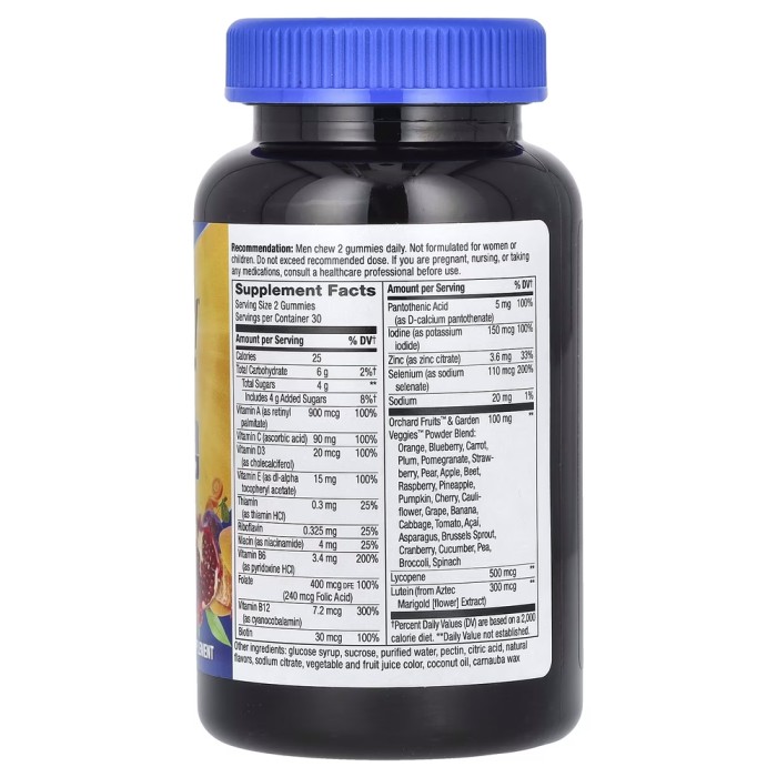 Вітаміни та мінерали Nature's Way Alive! Men's 50+ Gummy, 60 желейок