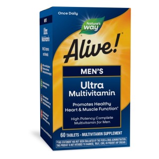 Вітаміни та мінерали Nature's Way Alive! Men's Ultra Multivitamin, 60 таблеток