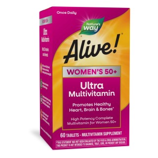 Вітаміни та мінерали Nature's Way Alive! Once Daily Women’s 50+ Ultra Potency, 60 таблеток