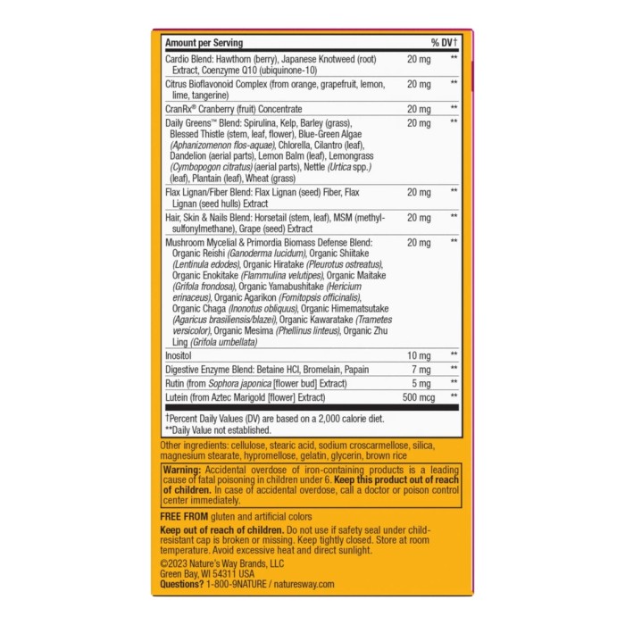 Вітаміни та мінерали Nature's Way Alive! Once Daily Women’s Ultra Potency, 60 таблеток