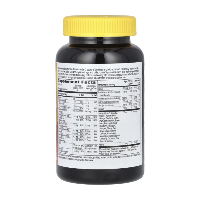 Alive! Premium Children's Gummy Multivitamin - 90 gummies Cherry, Orange Grape (Повреждена крышка)