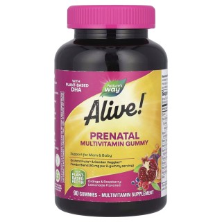 Вітаміни та мінерали Nature's Way Alive! Prenatal Multivitamin Gummy, 90 желейок
