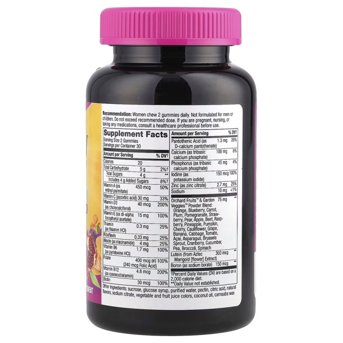 Вітаміни та мінерали Nature's Way Alive! Women's 50+ Gummy, 60 желейок