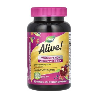 Alive!® Womens 50+ Multi Gummy - 60 gummies (Пошкоджена кришка)